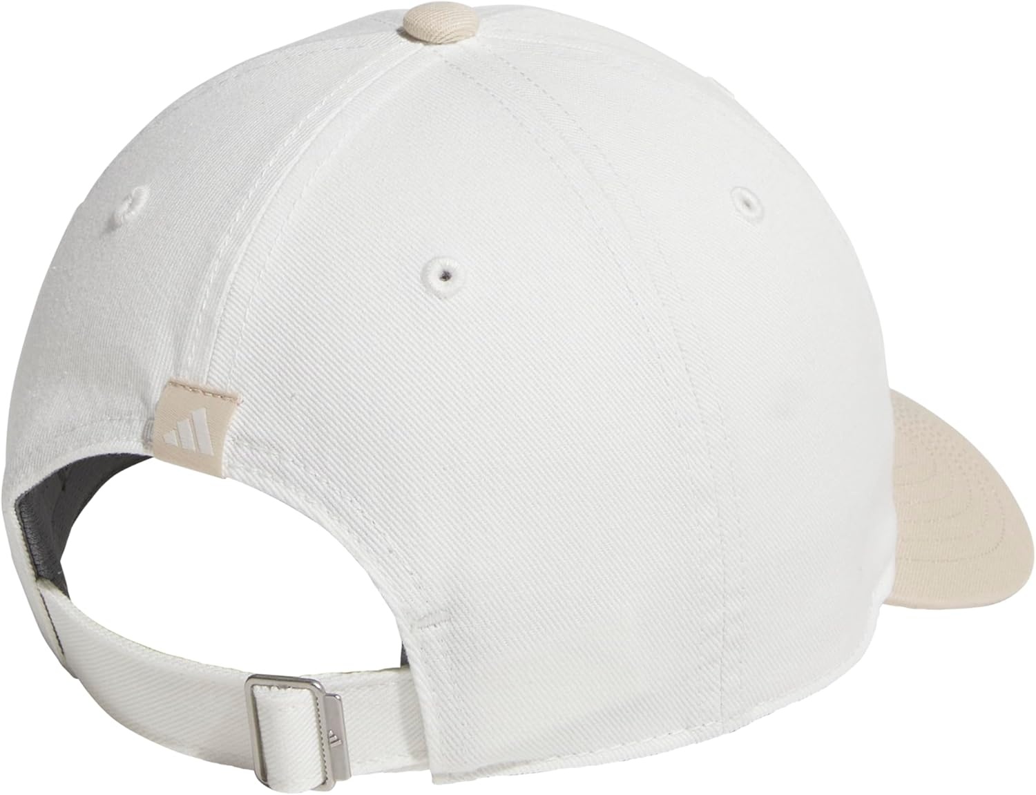 image:imageadidas Womens Saturday Hat Relaxed Fit Strapback Baseball CapOff WhiteCrystal Linen Beige3