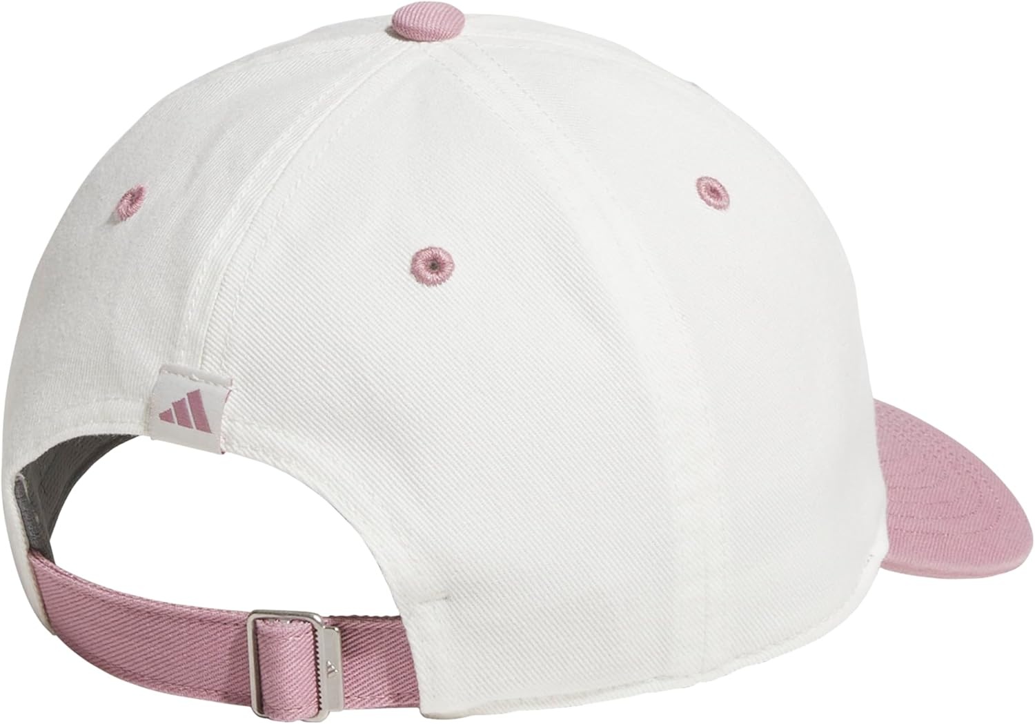 image:imageadidas Womens Saturday Hat Relaxed Fit Strapback Baseball CapOff WhiteMagic Mauve Purple3
