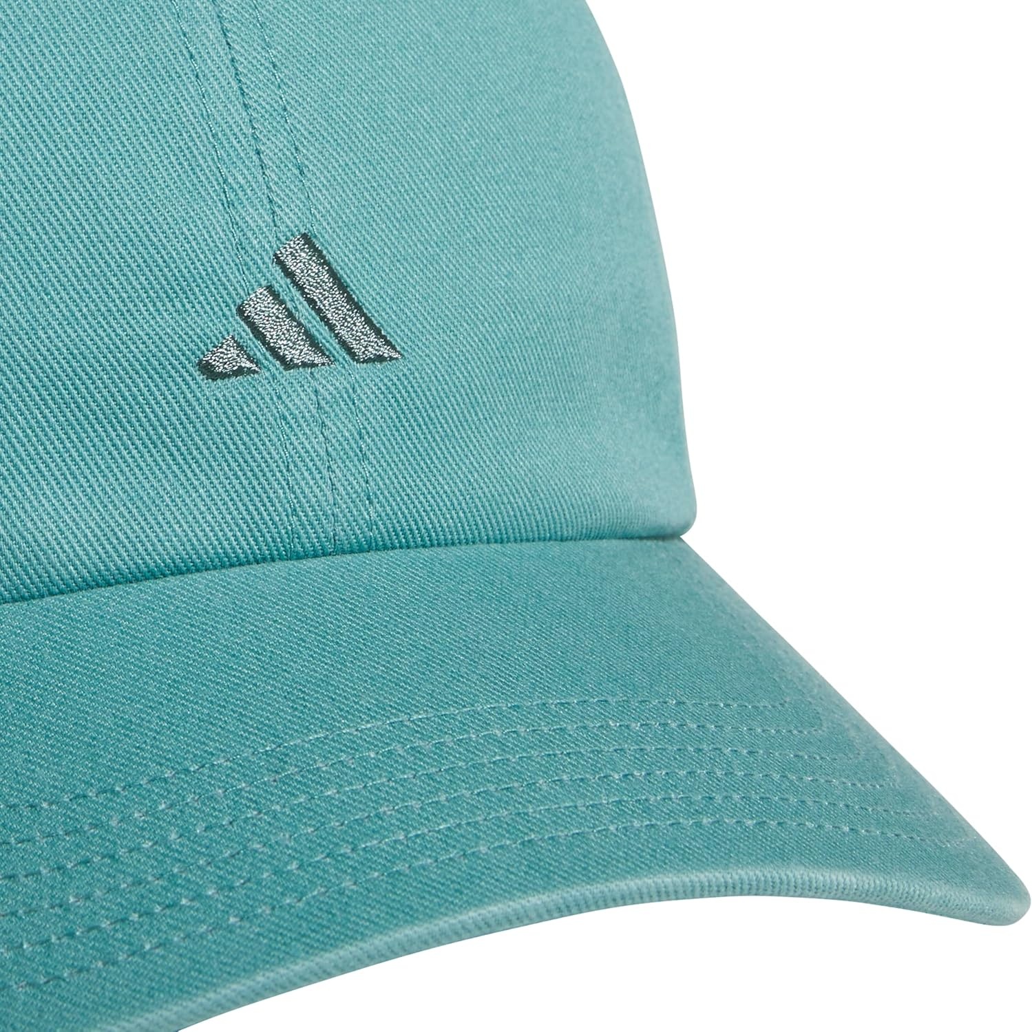 image:imageadidas Womens Saturday Hat Relaxed Fit Strapback Baseball CapPowder Teal GreenPreloved Teal Green3