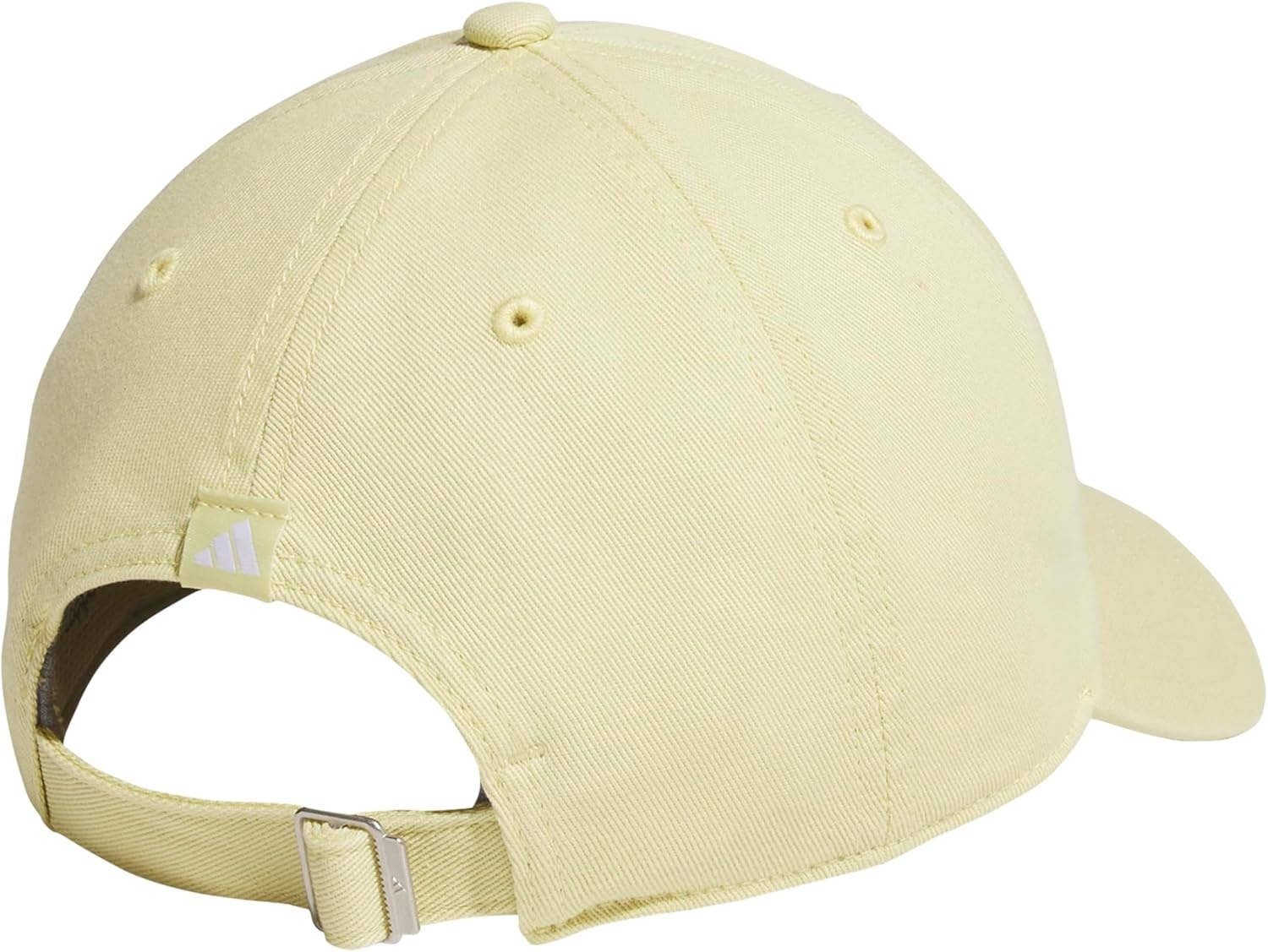 image:imageadidas Womens Saturday Hat Relaxed Fit Strapback Baseball CapPowder YellowWhite3