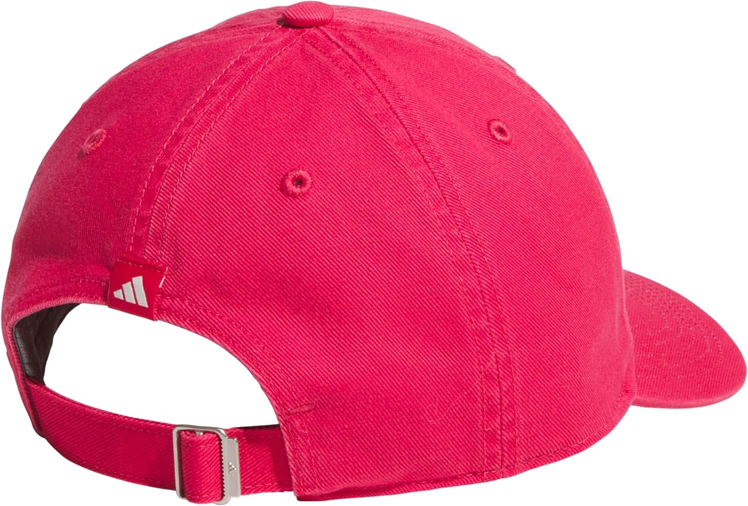 image:imageadidas Womens Saturday Hat Relaxed Fit Strapback Baseball CapPower PinkOff White3