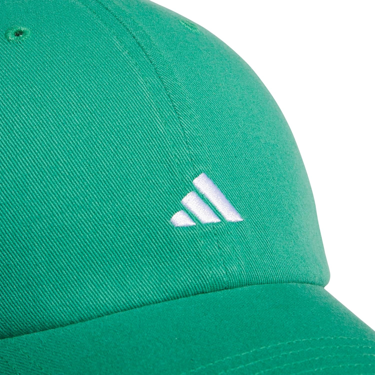 image:imageadidas Womens Saturday Hat Relaxed Fit Strapback Baseball CapSemi Court GreenWhite3