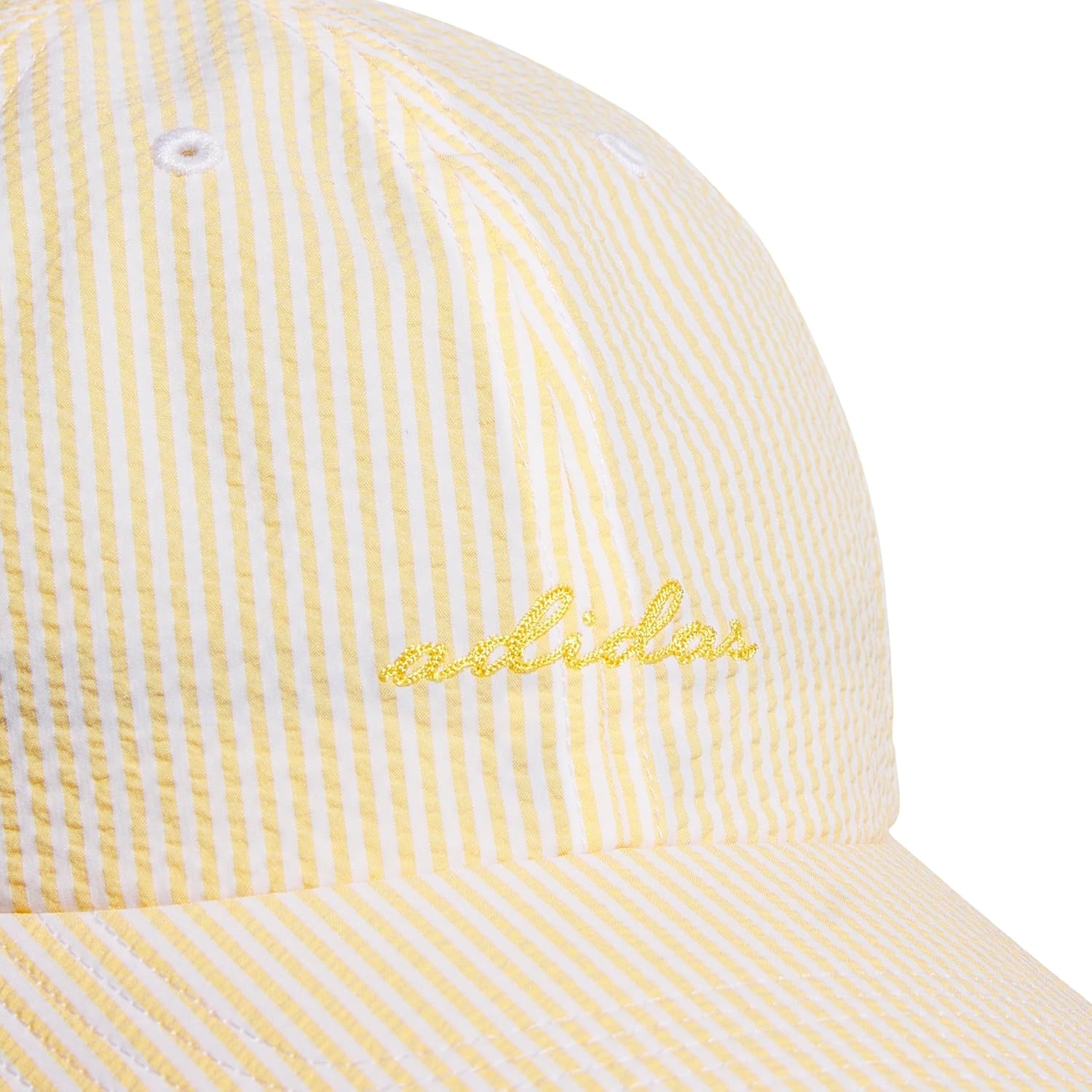 image:imageadidas Womens Saturday Hat Relaxed Fit Strapback Baseball CapSemi Ice Tangerine OrangeSemi Spark OrangeSeersucker