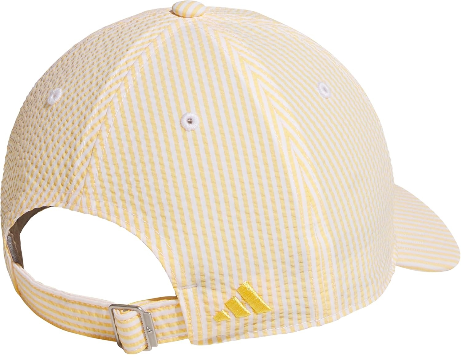 image:imageadidas Womens Saturday Hat Relaxed Fit Strapback Baseball CapSemi Ice Tangerine OrangeSemi Spark OrangeSeersucker