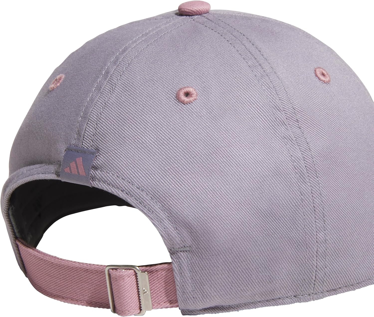 image:imageadidas Womens Saturday Hat Relaxed Fit Strapback Baseball CapSlate GreyMagic Mauve PurpleOff WhiteCappuccino