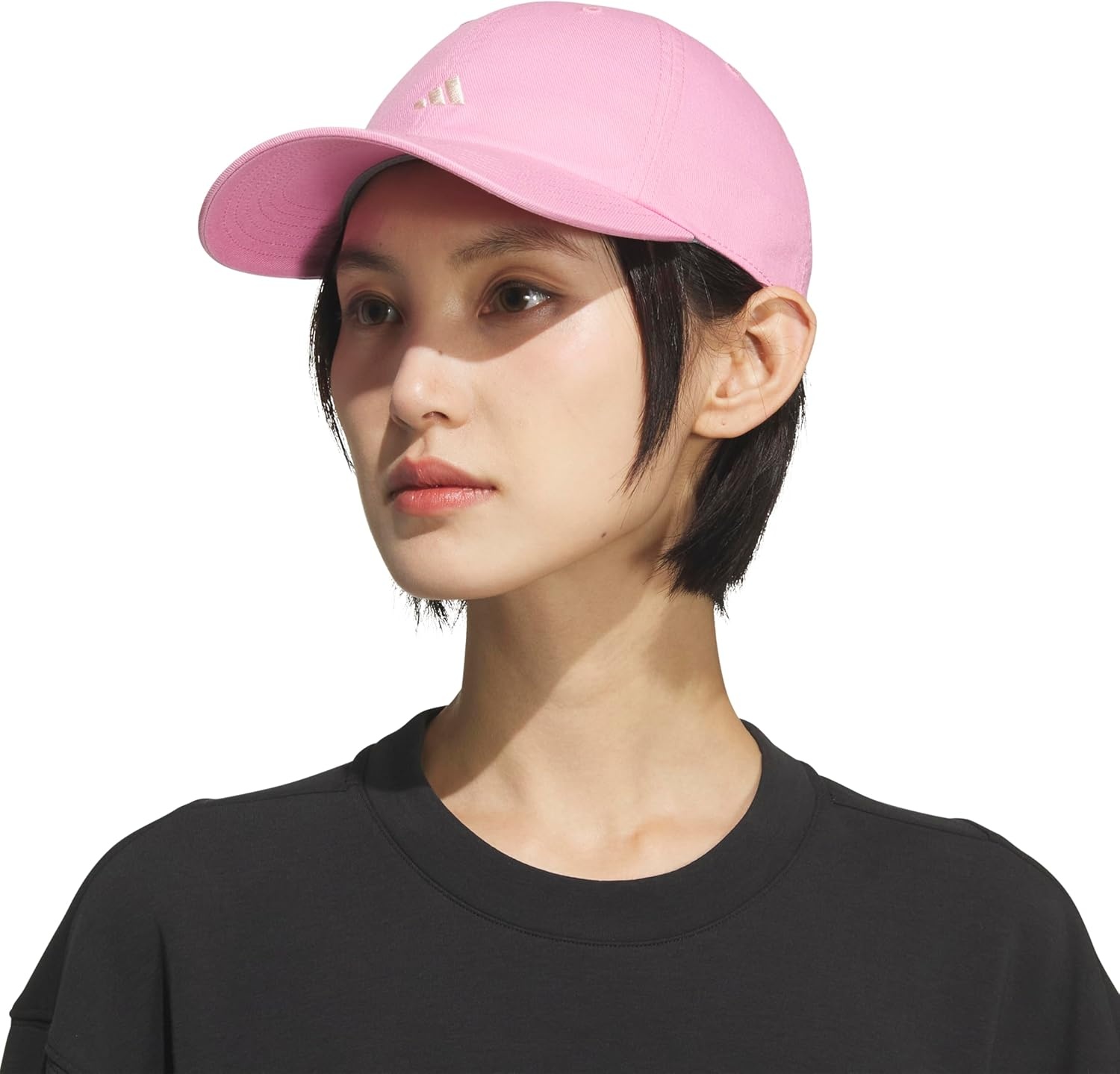 image:imageadidas Womens Saturday Hat Relaxed Fit Strapback Baseball CapTropic BloomPink Tint3