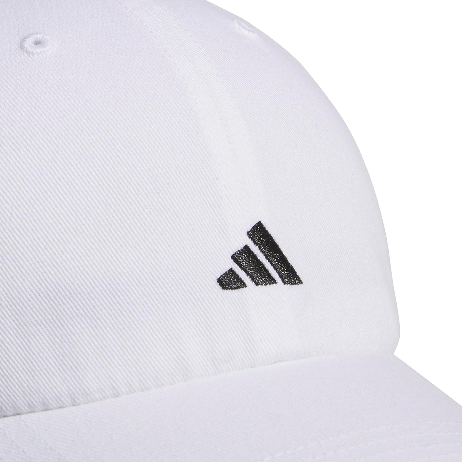 image:imageadidas Womens Saturday Hat Relaxed Fit Strapback Baseball CapWhiteBlack3