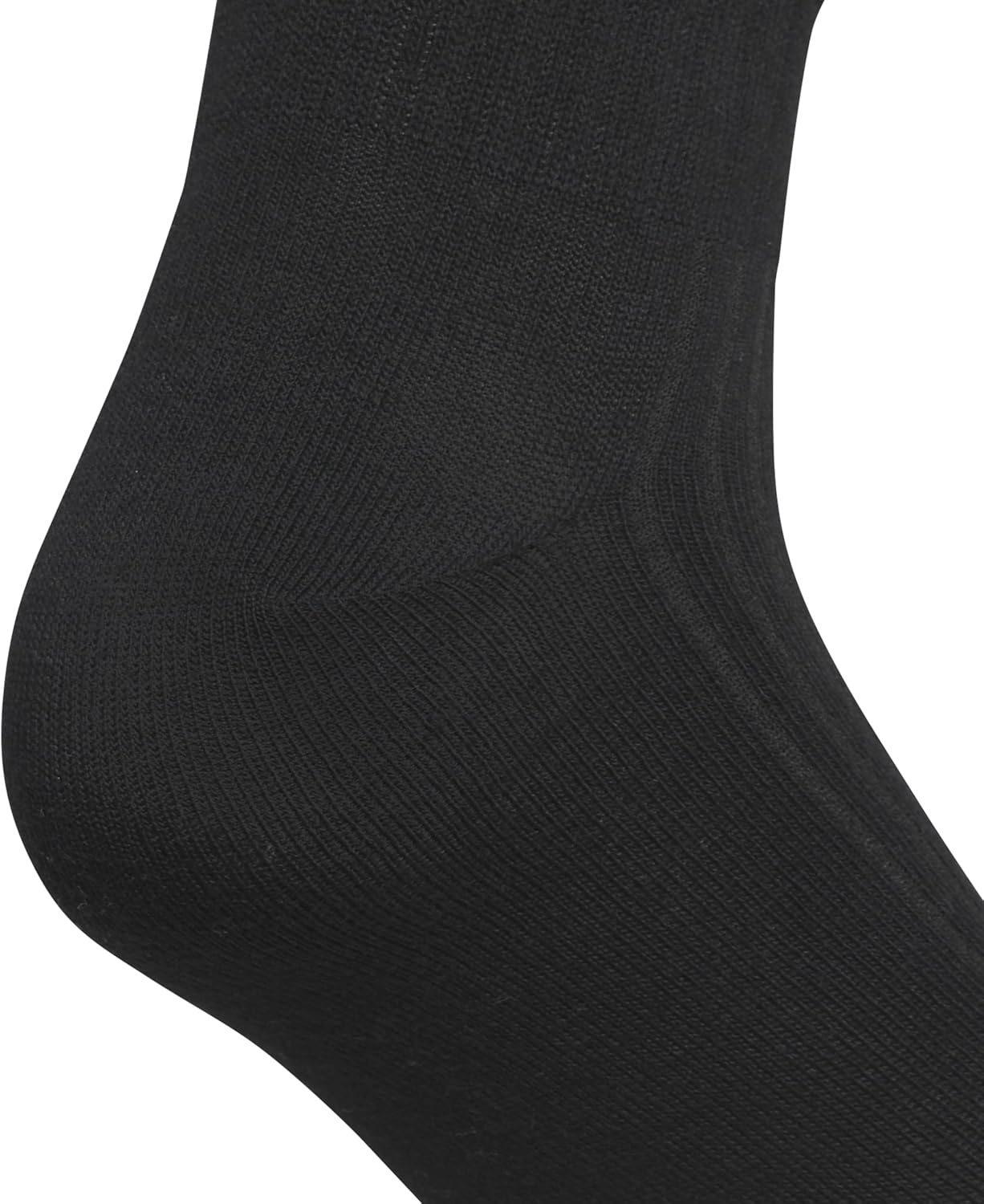image:imageadidas Womens Scalloped Socks 3 Pairs Quarter Ankle HeightBlackCarbon Grey
