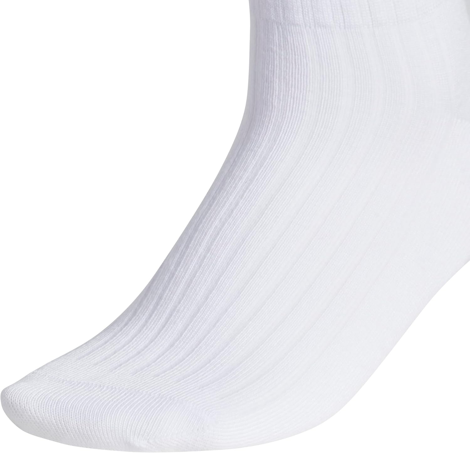 image:imageadidas Womens Scalloped Socks 3 Pairs Quarter Ankle HeightBlush PinkWonder WhiteSemi Ice Tangerine Orange