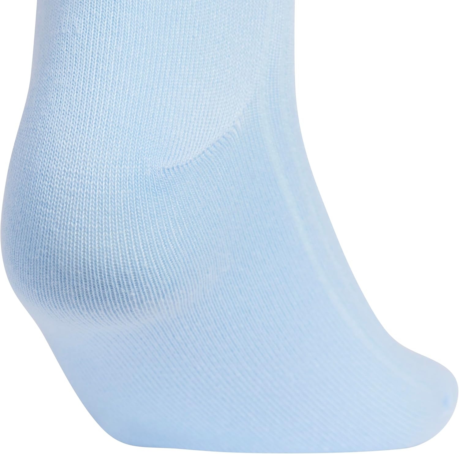 image:imageadidas Womens Scalloped Socks 3 Pairs Quarter Ankle HeightGlow BlueWhiteGrey