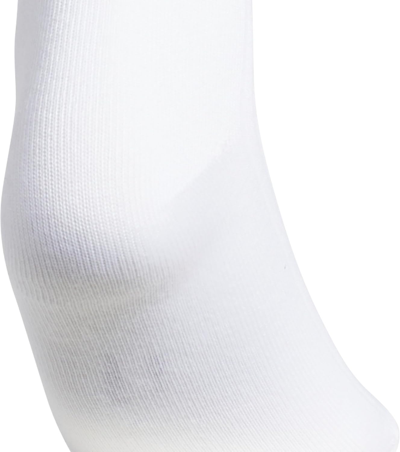 image:imageadidas Womens Scalloped Socks 3 Pairs Quarter Ankle HeightWhiteClear Grey