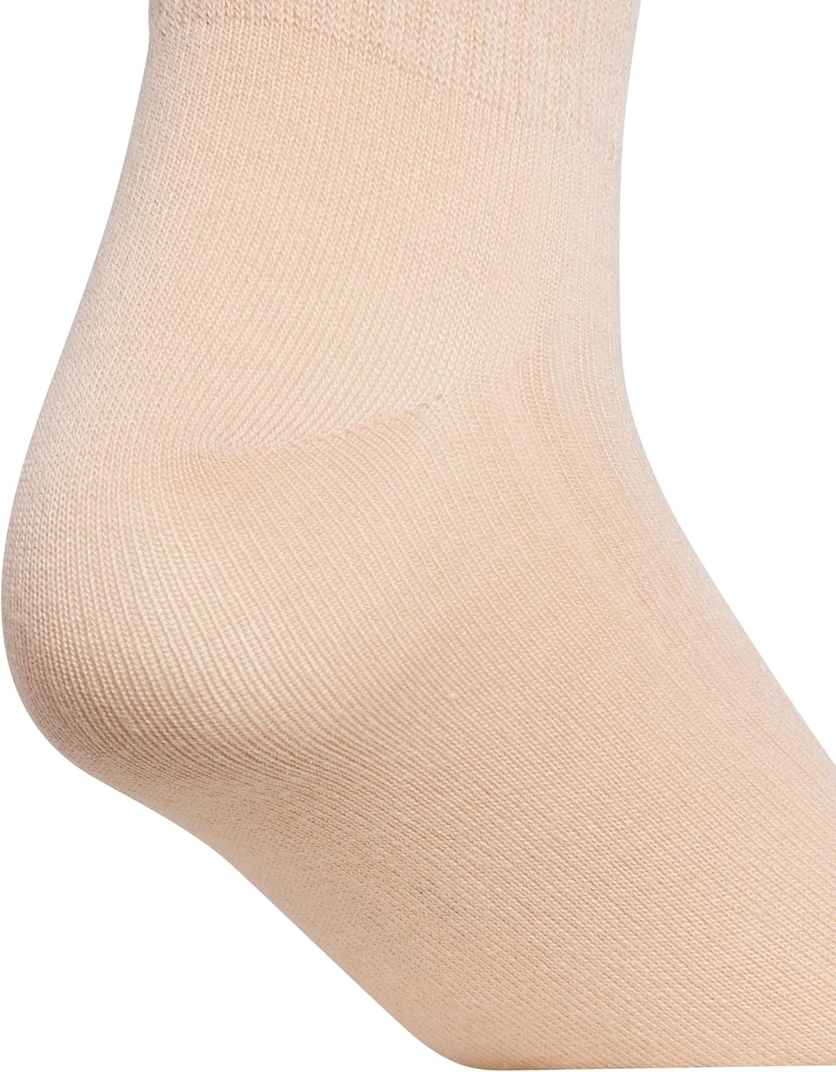 image:imageadidas Womens Scalloped Socks 3 Pairs Quarter Ankle HeightWonder Sage GreenCrystal Linen BeigeMagic Beige