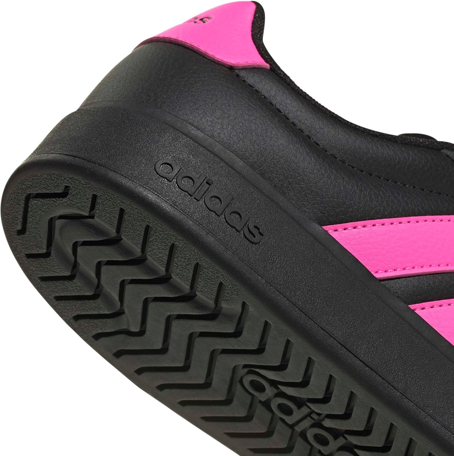 image:imageadidas Womens Streettalk Lace Up Sneakers Shoes Casual BeigeBlackLucid PinkBlack