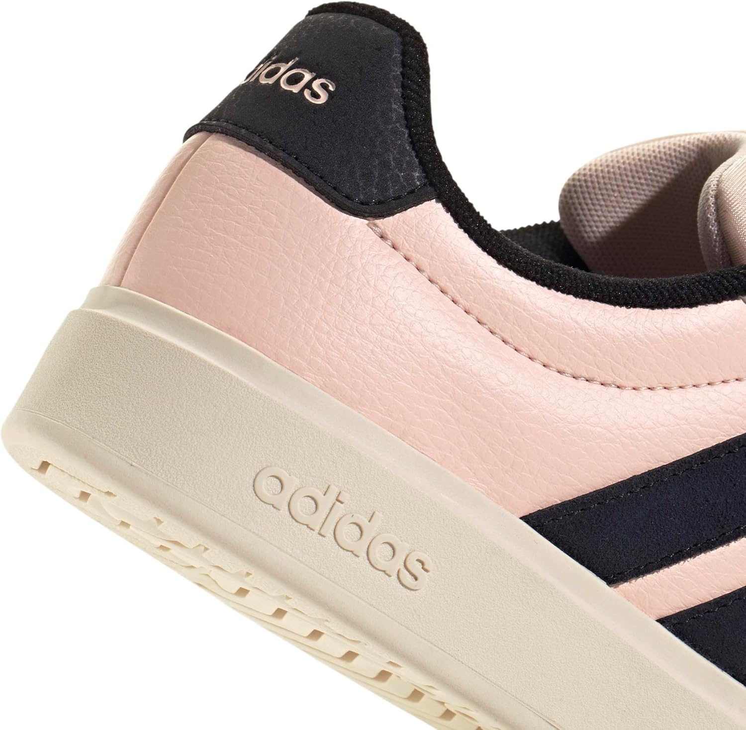 image:imageadidas Womens Streettalk Lace Up Sneakers Shoes Casual BeigeBlush PinkBlackWonder White
