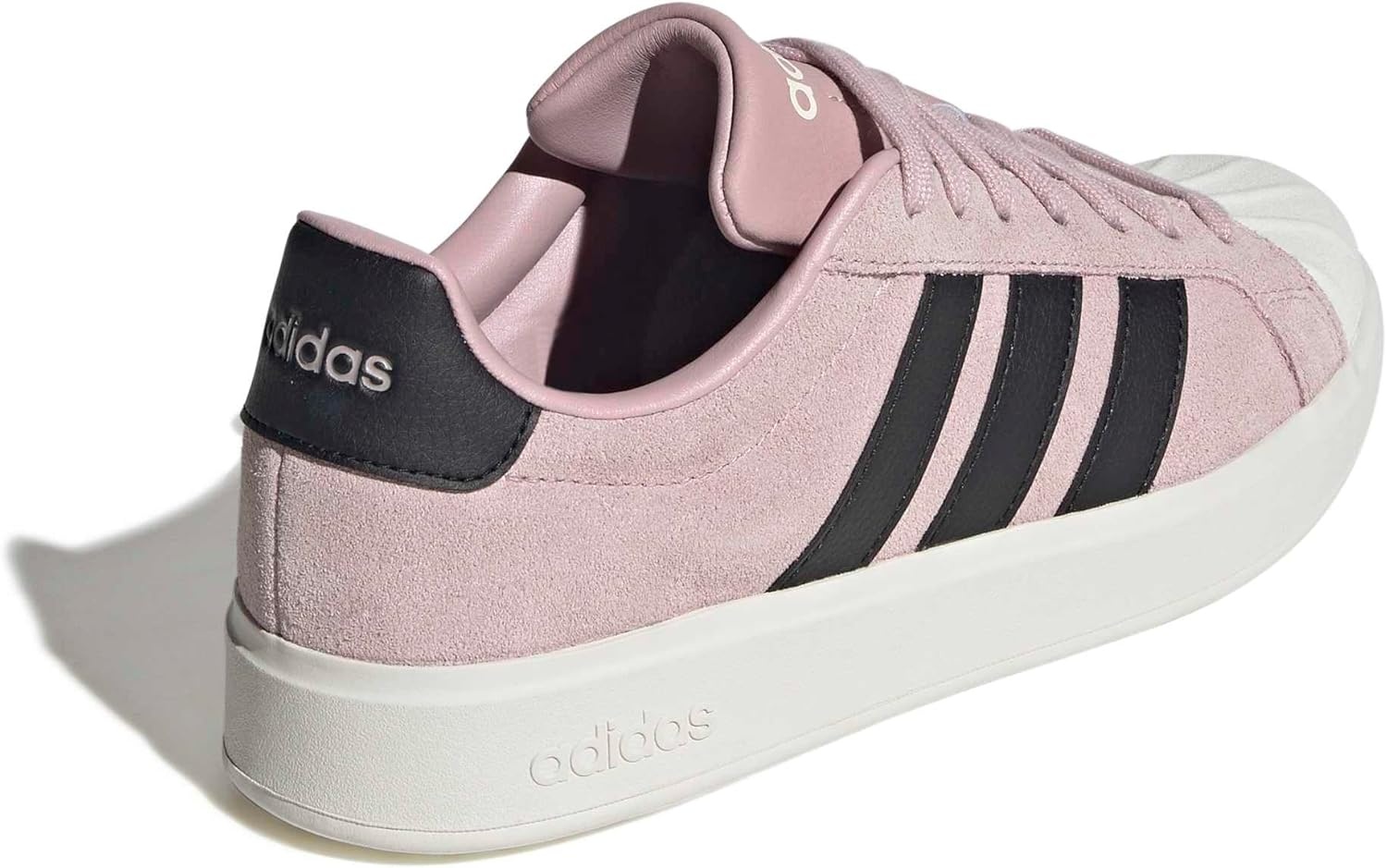 image:imageadidas Womens Streettalk Lace Up Sneakers Shoes Casual BeigeDual LilacBlackOff White