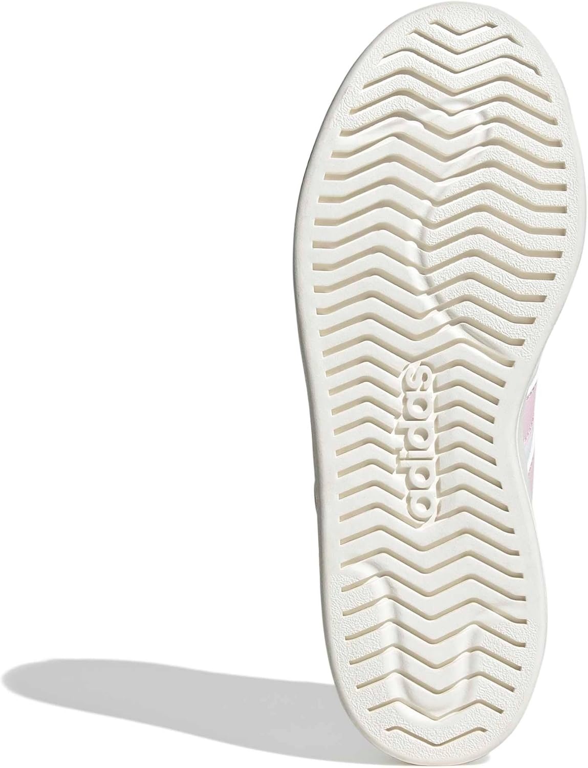 image:imageadidas Womens Streettalk Lace Up Sneakers Shoes Casual BeigeWhiteClear PinkWhite