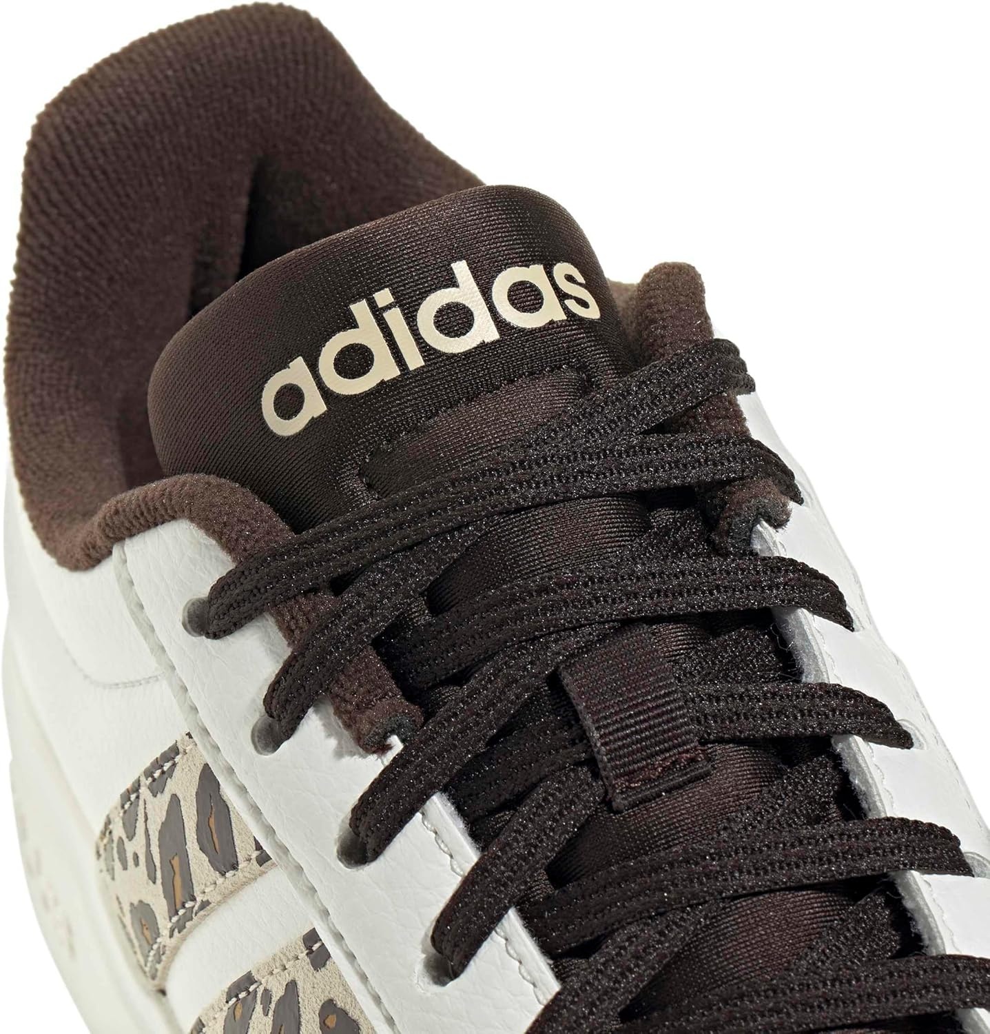 image:imageadidas Womens Streettalk Lace Up Sneakers Shoes Casual BeigeWhiteCrystal LinenAurora Coffee