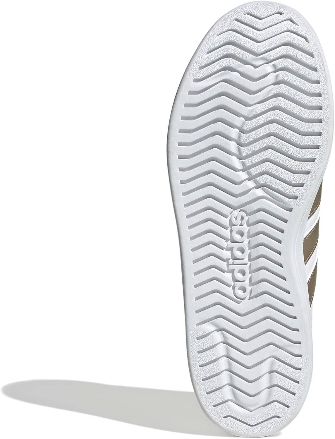 image:imageadidas Womens Streettalk Lace Up Sneakers Shoes Casual BeigeWhiteGold MetallicWhite