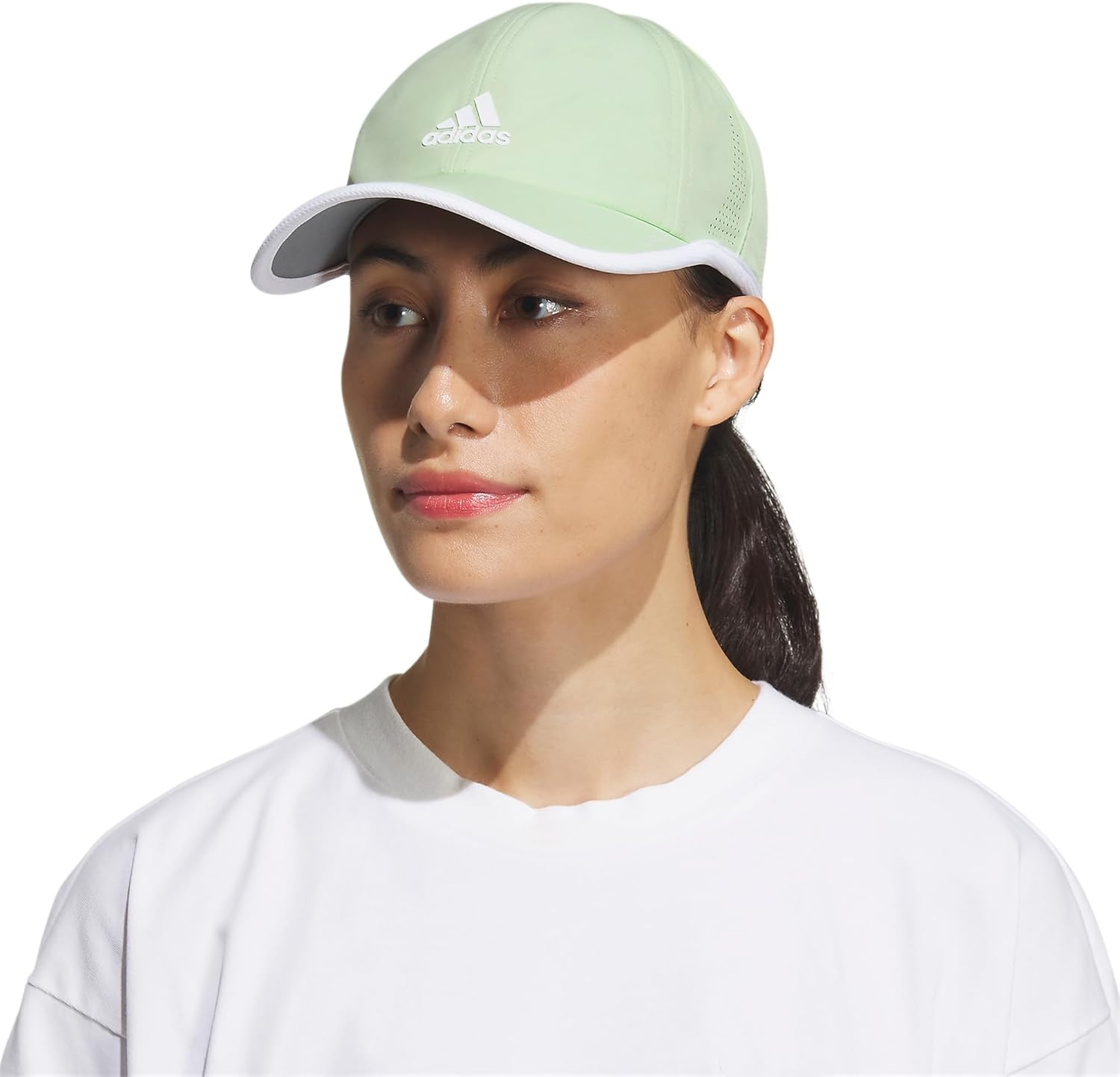 image:imageadidas Womens Superlite Cap DISCONTINUEDSemi Green SparkWhite20