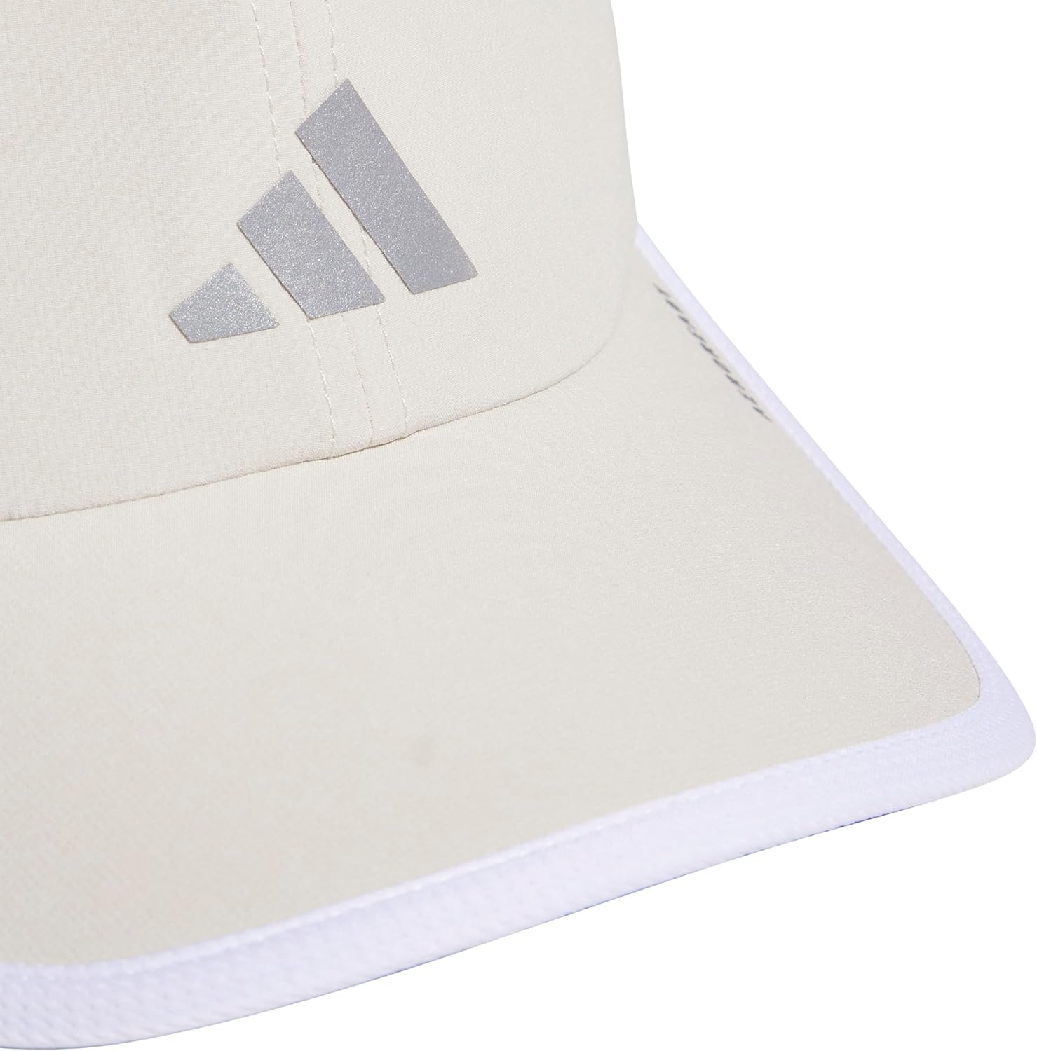 image:imageadidas Womens Superlite Hat Lightweight MoistureWicking Cap for Workout and TrainingAlumina BeigeSilver MetallicWhite3