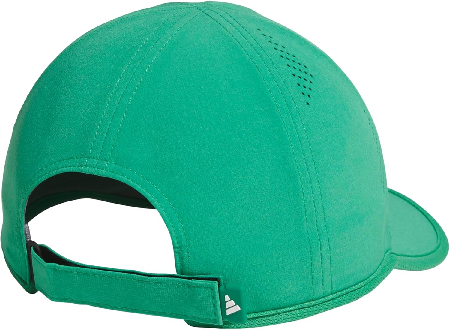 image:imageadidas Womens Superlite Hat Lightweight MoistureWicking Cap for Workout and TrainingSemi Court GreenWhite3