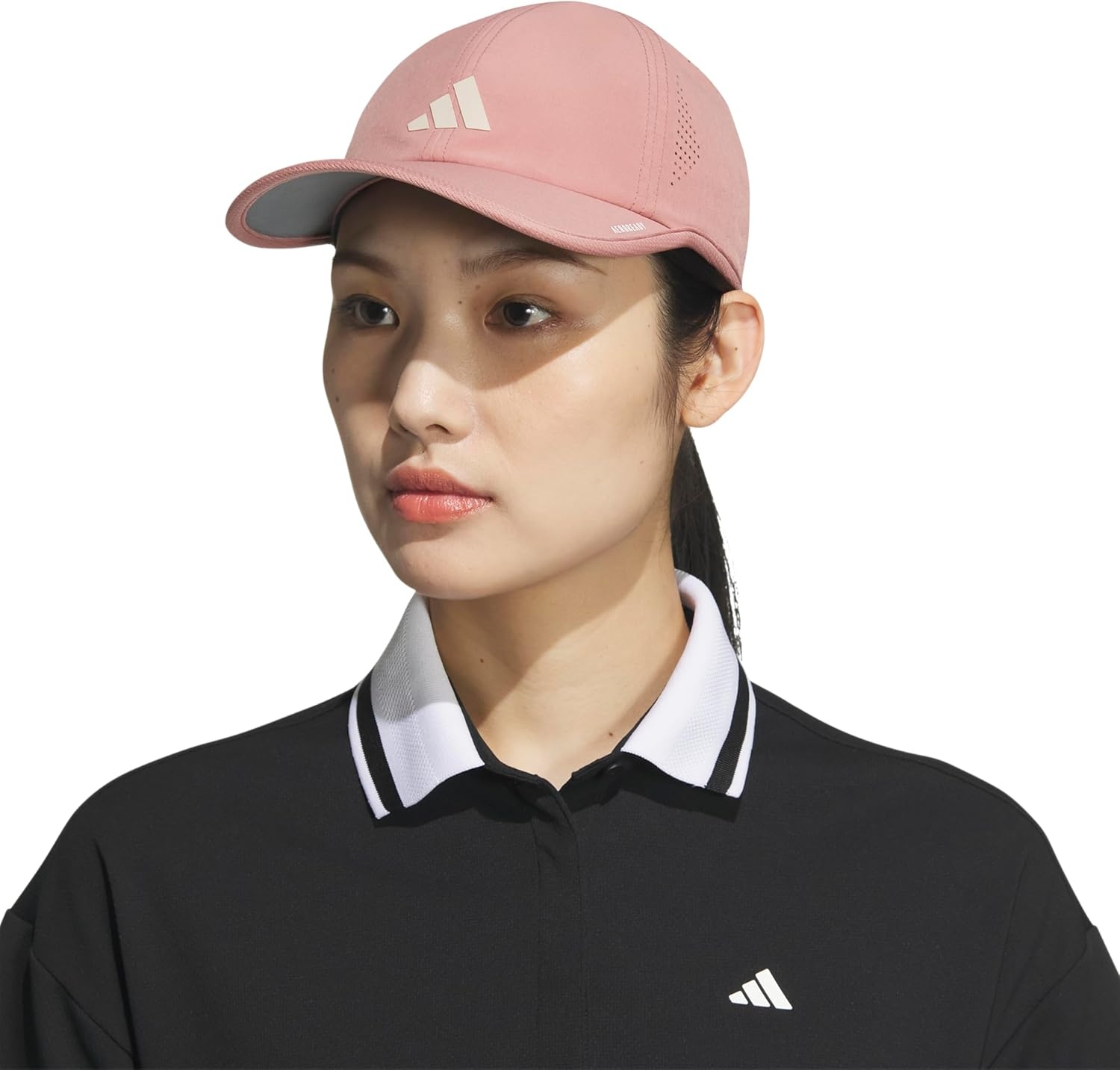 image:imageadidas Womens Superlite Hat Lightweight MoistureWicking Cap for Workout and TrainingWarm Clay PinkWonder Alumina Grey3