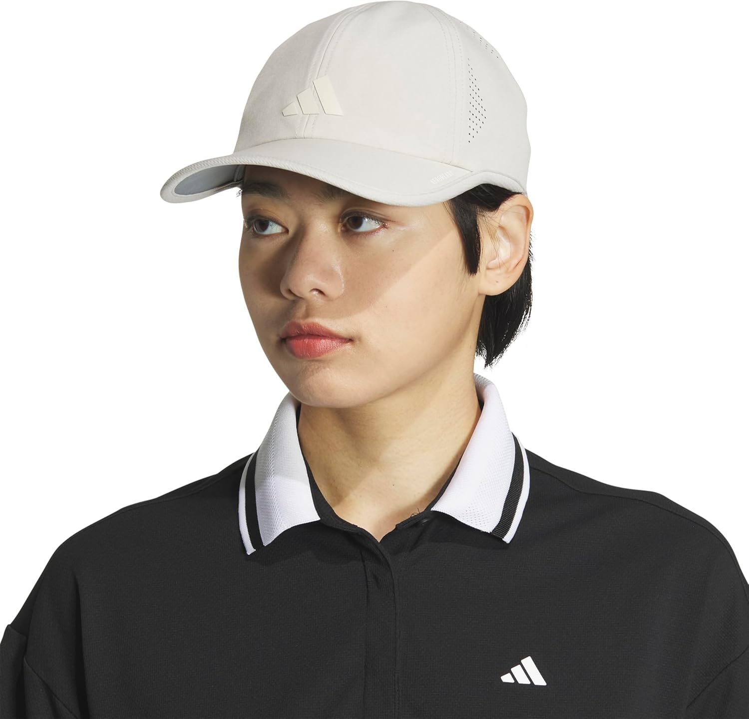 image:imageadidas Womens Superlite Hat Lightweight MoistureWicking Cap for Workout and TrainingWonder Alumina GreyAlumina Beige3
