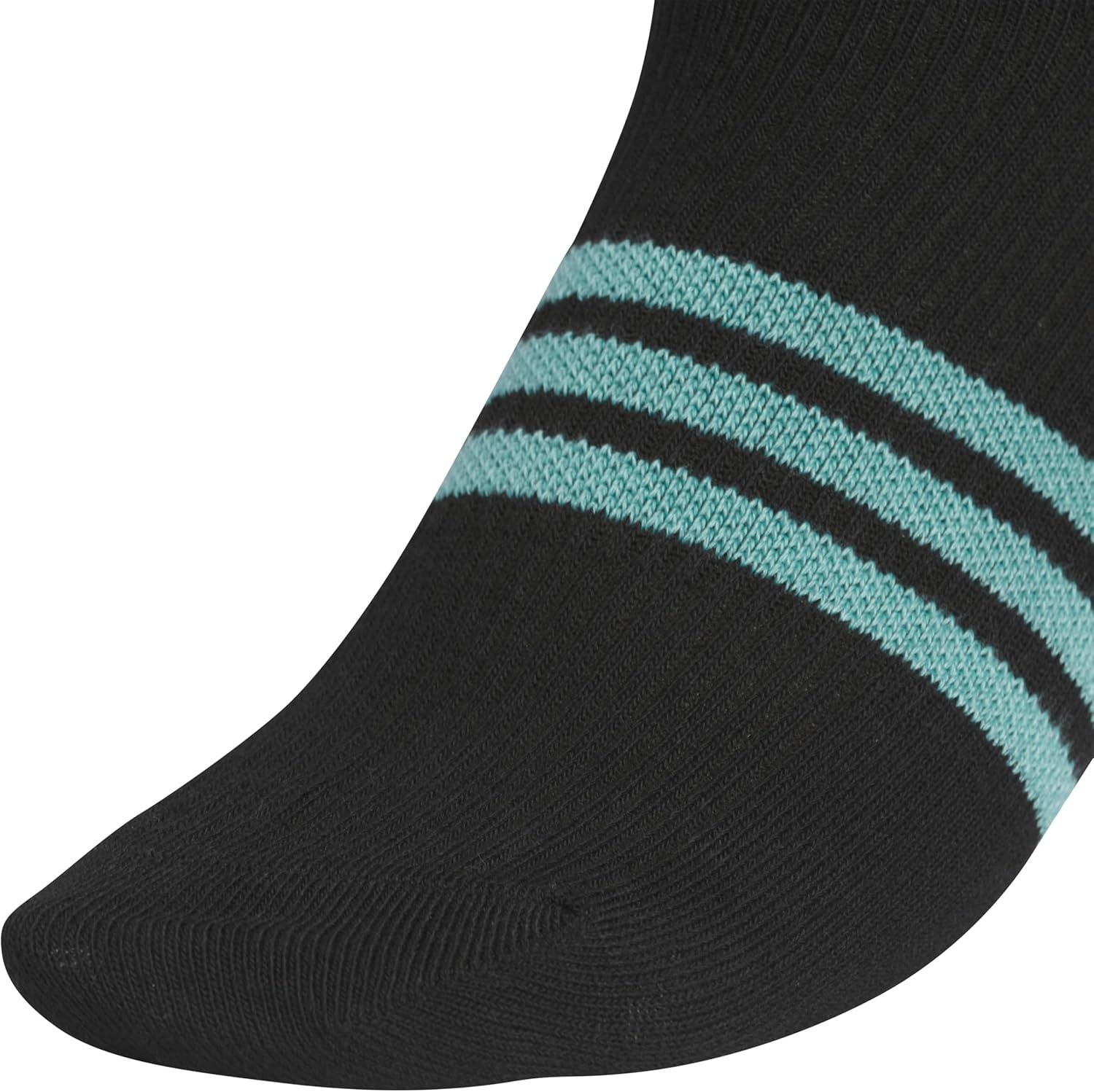 image:imageadidas Womens Superlite Quarter Ankle Socks 6 Pairs Lightweight amp BreathableBlackPowder Teal GreenBlue Fusion3