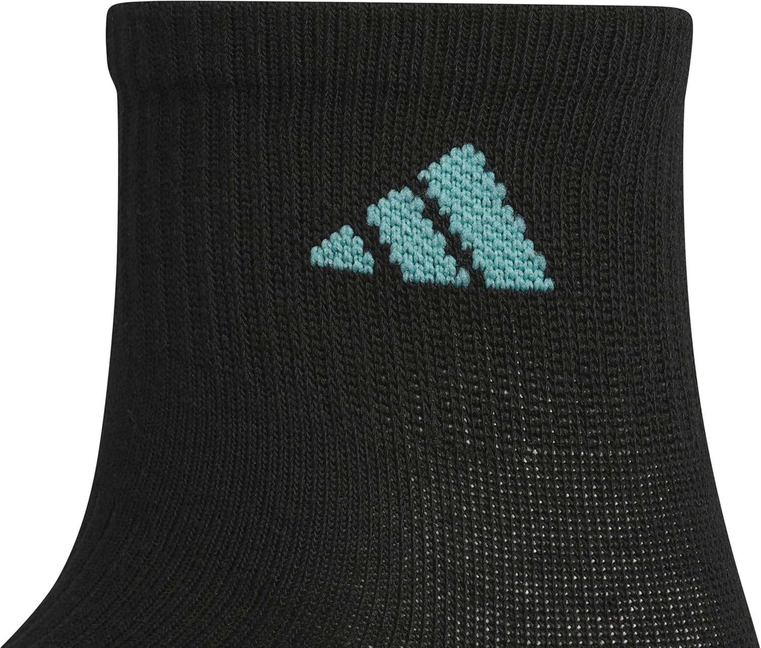 image:imageadidas Womens Superlite Quarter Ankle Socks 6 Pairs Lightweight amp BreathableBlackPowder Teal GreenBlue Fusion3