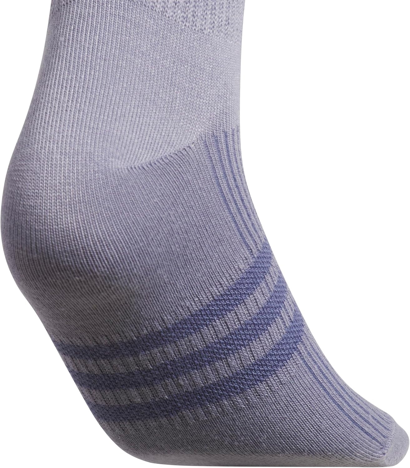 image:imageadidas Womens Superlite Quarter Ankle Socks 6 Pairs Lightweight amp BreathableSlate GreyMagic Mauve PurpleCrystal Linen Beige3