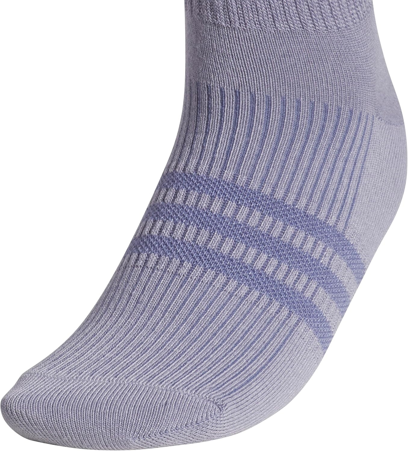 image:imageadidas Womens Superlite Quarter Ankle Socks 6 Pairs Lightweight amp BreathableSlate GreyMagic Mauve PurpleCrystal Linen Beige3