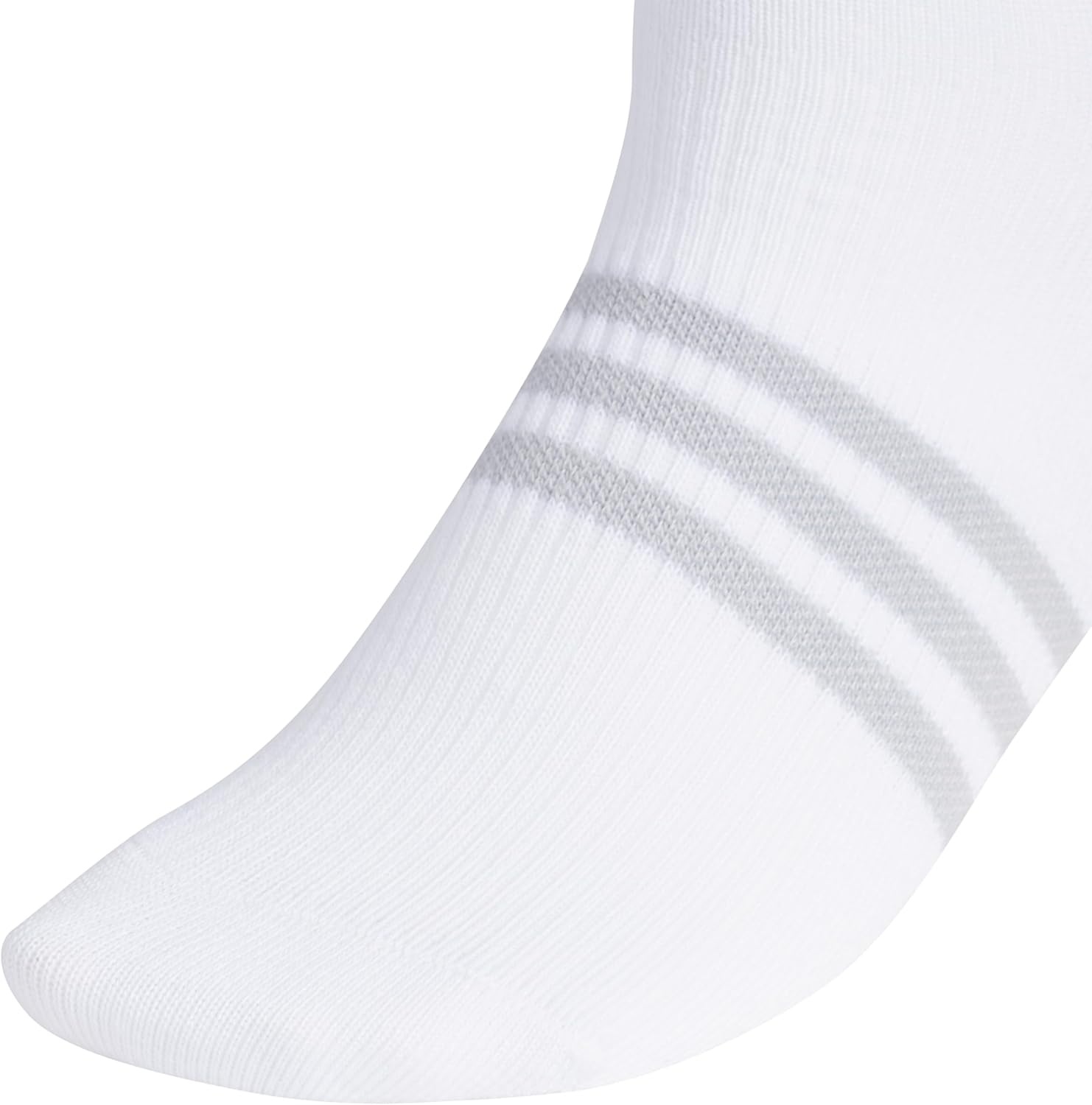 image:imageadidas Womens Superlite Quarter Ankle Socks 6 Pairs Lightweight amp BreathableWhiteBlue BurstClear Onix Grey3