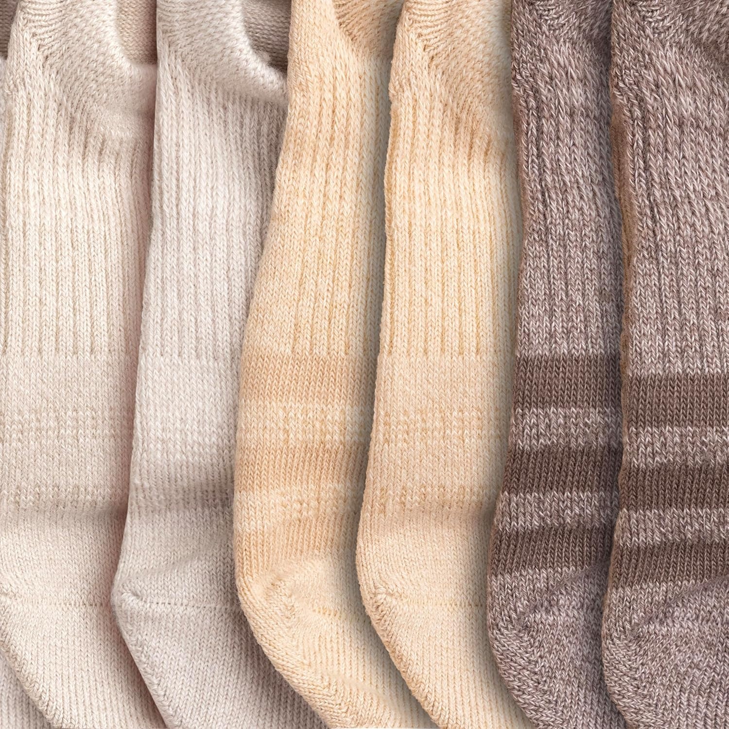 image:imageadidas Womens Superlite Super No Show Invisible Socks 6 Pairs Lightweight amp BreathableWonder BeigeMagic BeigeTrace Brown3