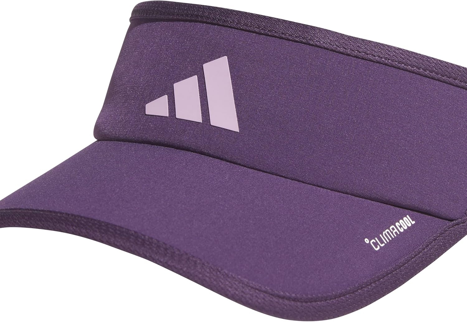 image:imageadidas Womens Superlite Visor Lightweight MoistureWicking Running Tennis HatAurora Plum PurplePowder Plum Purple3