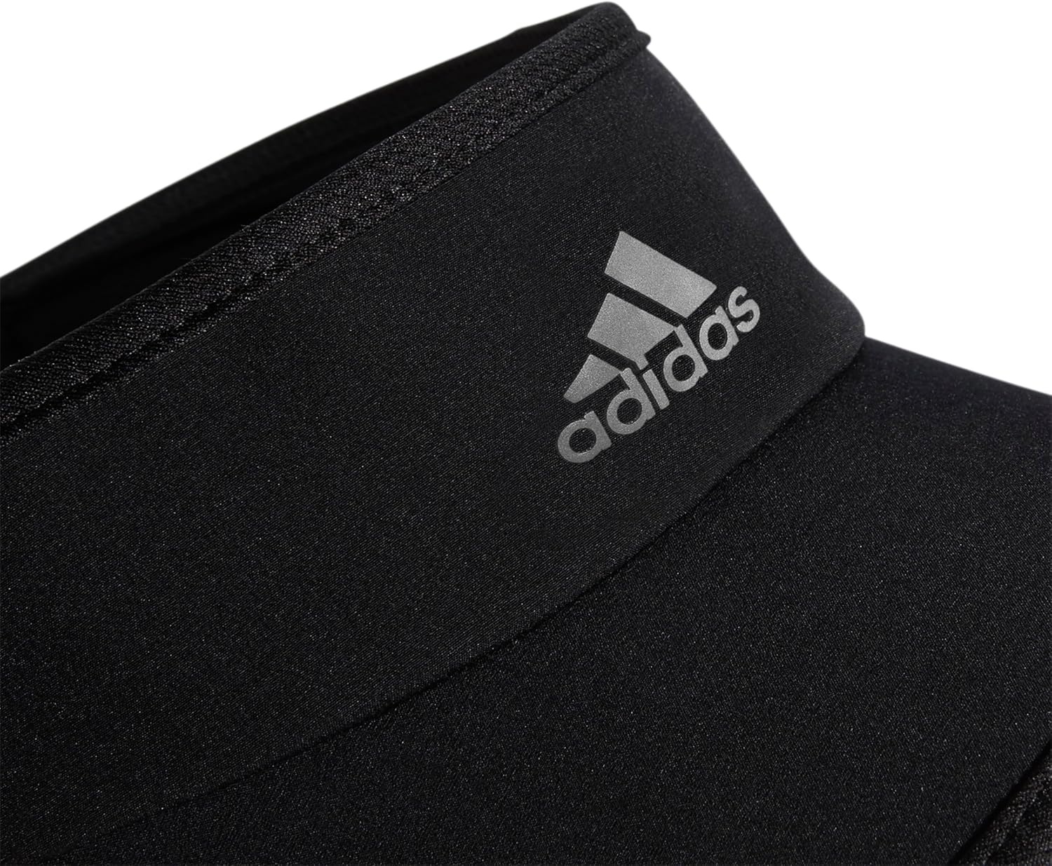 image:imageadidas Womens Superlite Visor Lightweight MoistureWicking Running Tennis HatBlackSilver Reflective3