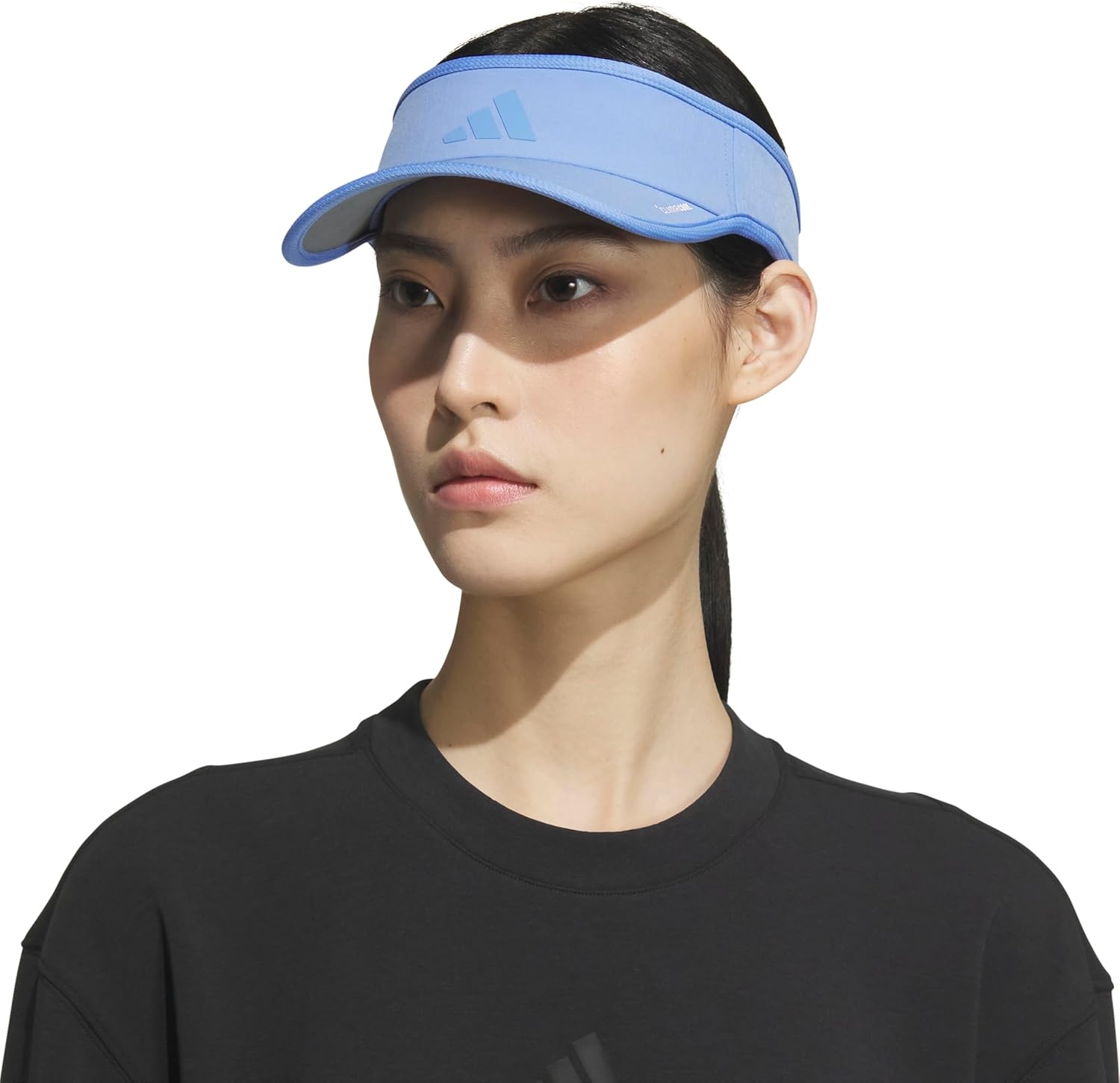 image:imageadidas Womens Superlite Visor Lightweight MoistureWicking Running Tennis HatBlue Fusion3