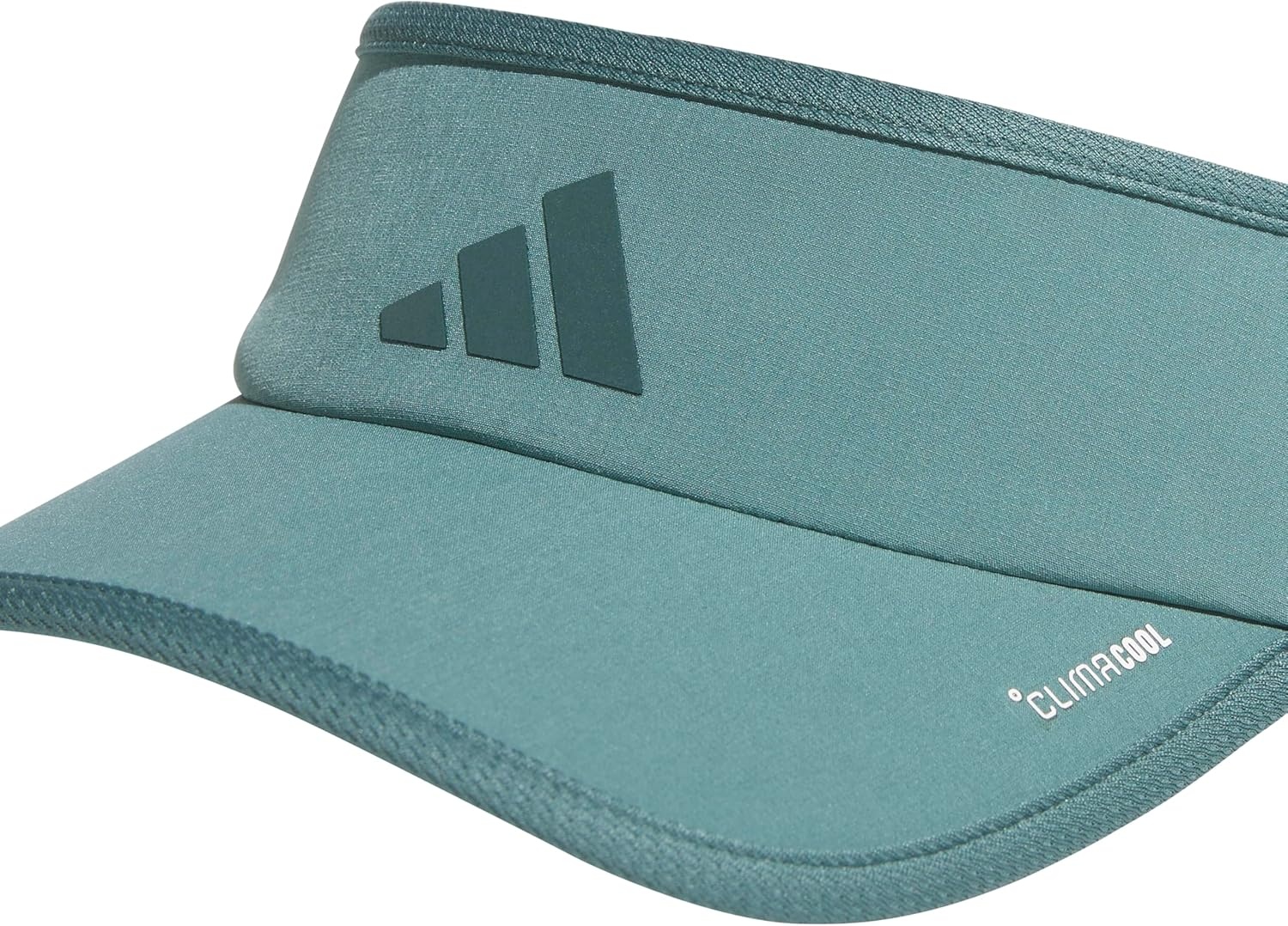 image:imageadidas Womens Superlite Visor Lightweight MoistureWicking Running Tennis HatPreloved Teal GreenAurora Green Ivy3