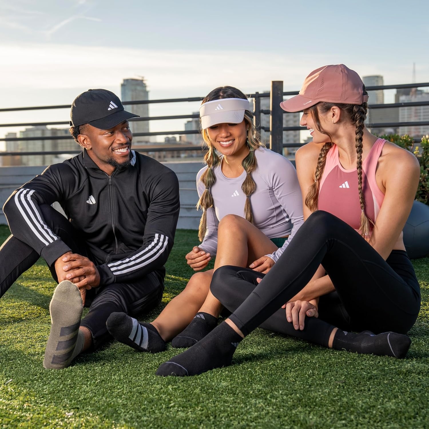 image:imageadidas Womens Superlite Visor Lightweight MoistureWicking Running Tennis HatRay BlueWhite3