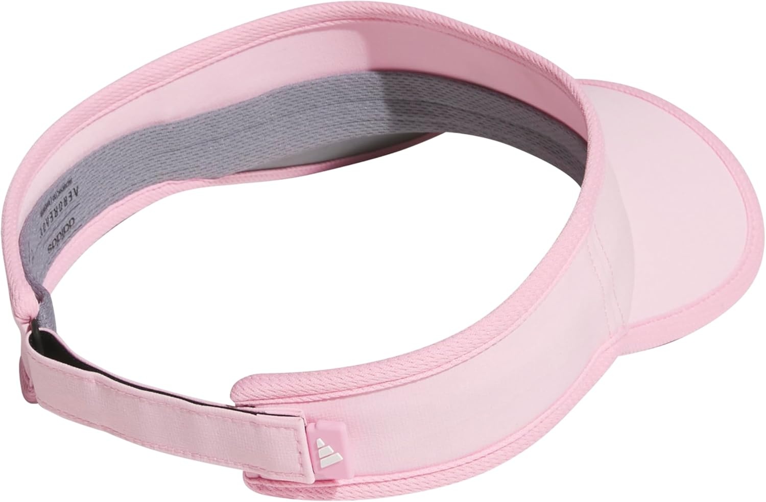 image:imageadidas Womens Superlite Visor Lightweight MoistureWicking Running Tennis HatTrue PinkWhite3