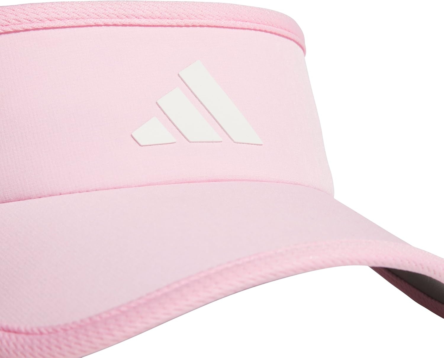 image:imageadidas Womens Superlite Visor Lightweight MoistureWicking Running Tennis HatTrue PinkWhite3