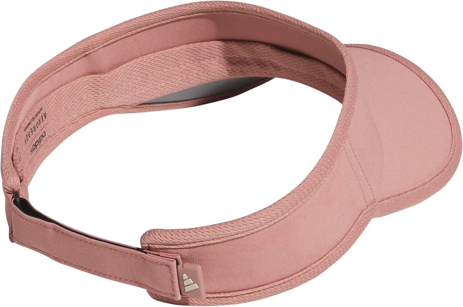 image:imageadidas Womens Superlite Visor Lightweight MoistureWicking Running Tennis HatWarm Clay PinkWonder Alumina Grey3