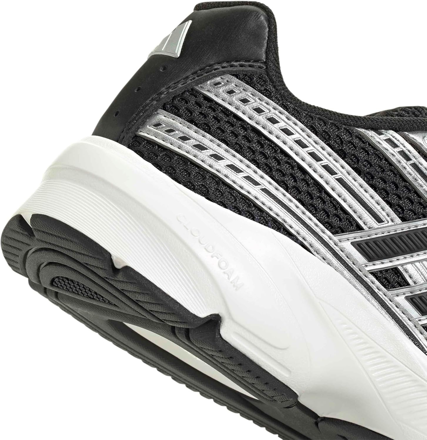 image:imageadidas Womens Technochaos 2000 Lace Up Sneakers Shoes Casual BeigeBlackBlackSilver Metallic