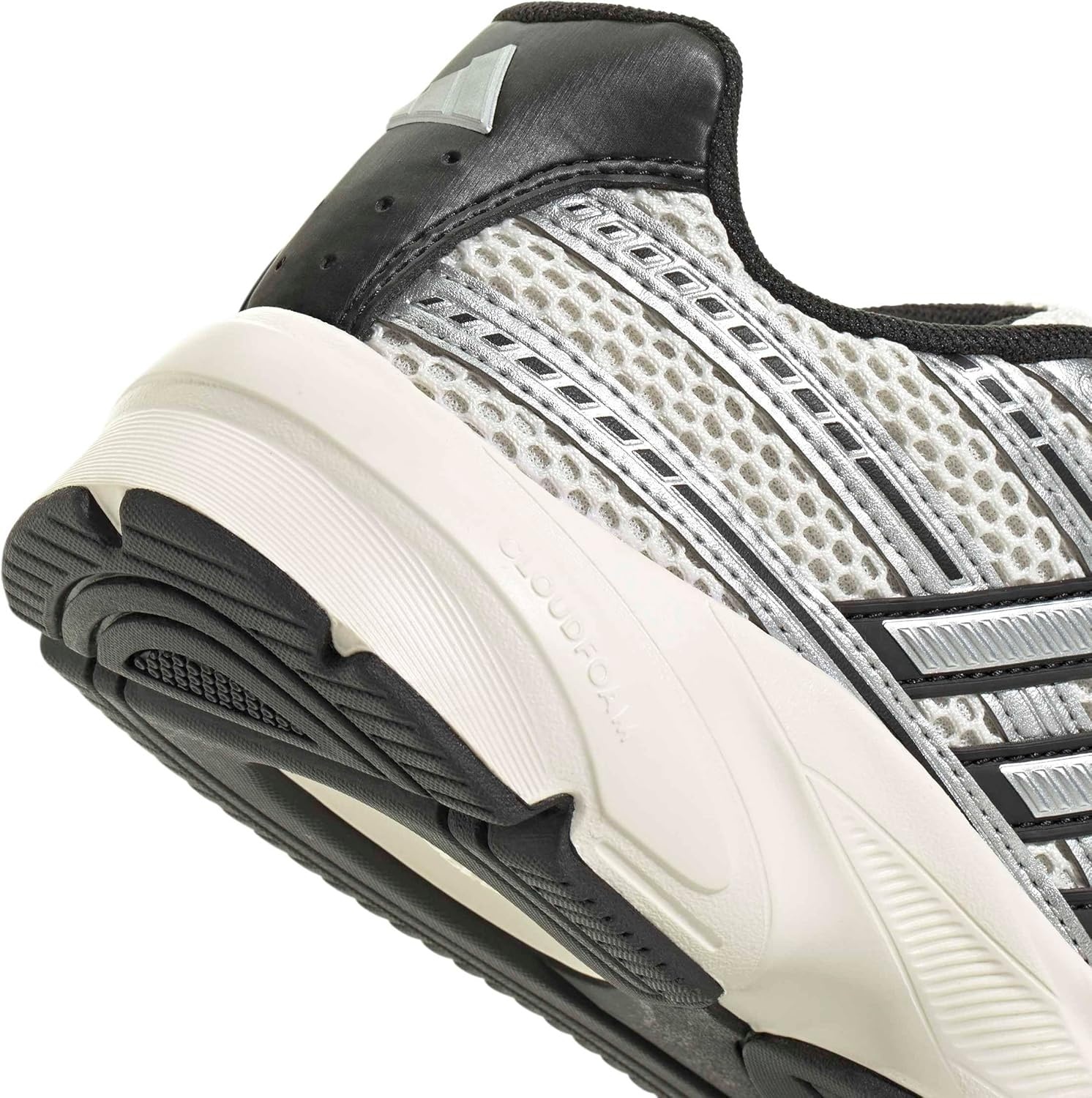 image:imageadidas Womens Technochaos 2000 Lace Up Sneakers Shoes Casual BeigeChalk WhiteSilver MetallicBlack