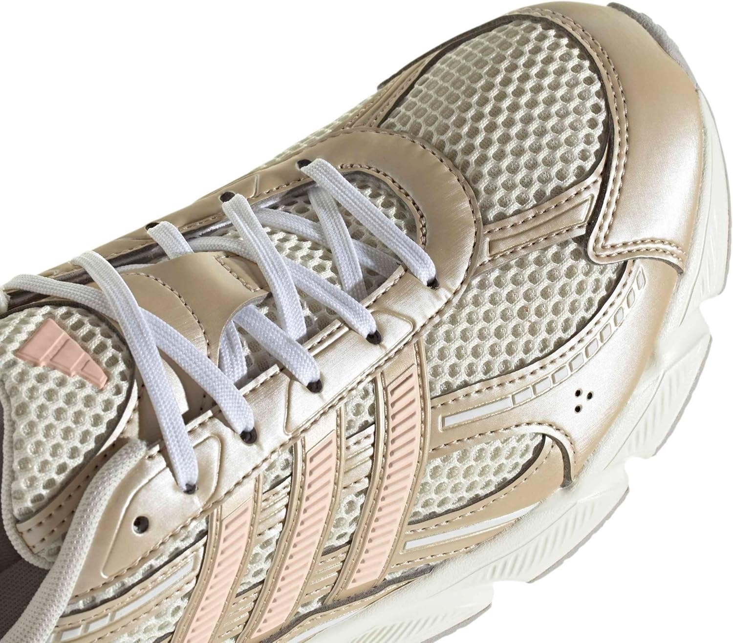 image:imageadidas Womens Technochaos 2000 Lace Up Sneakers Shoes Casual BeigeCream WhiteCream WhiteOff White