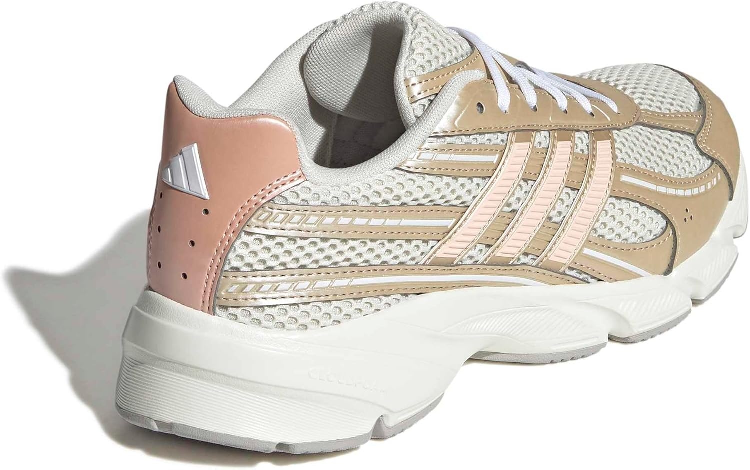 image:imageadidas Womens Technochaos 2000 Lace Up Sneakers Shoes Casual BeigeCream WhiteCream WhiteOff White