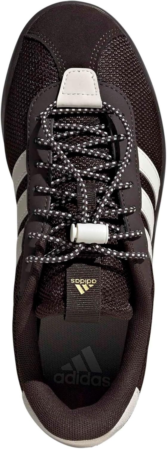 image:imageadidas Womens VL Court 30 SneakerAurora CoffeeOff WhiteGold Metallic