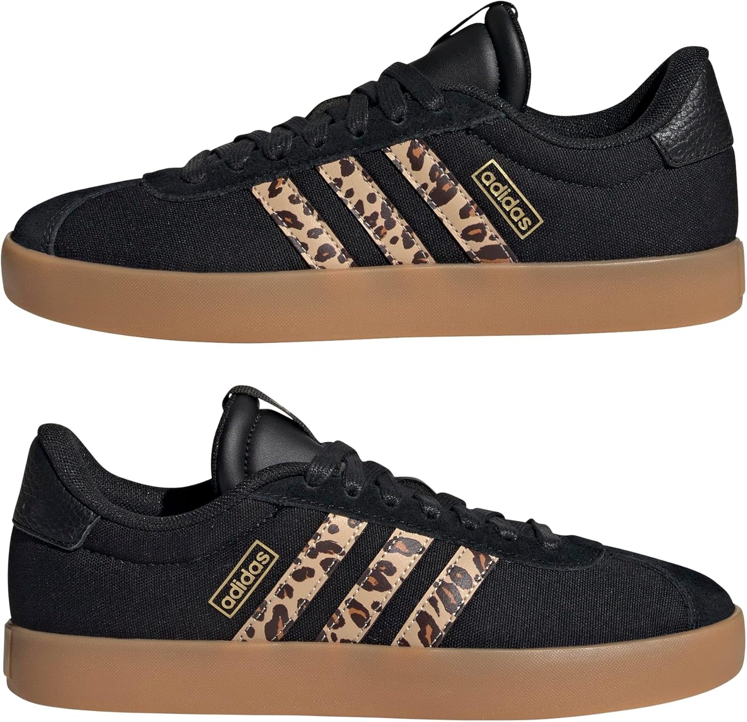 image:imageadidas Womens VL Court 30 SneakerBlackShadow BrownMatte Gold