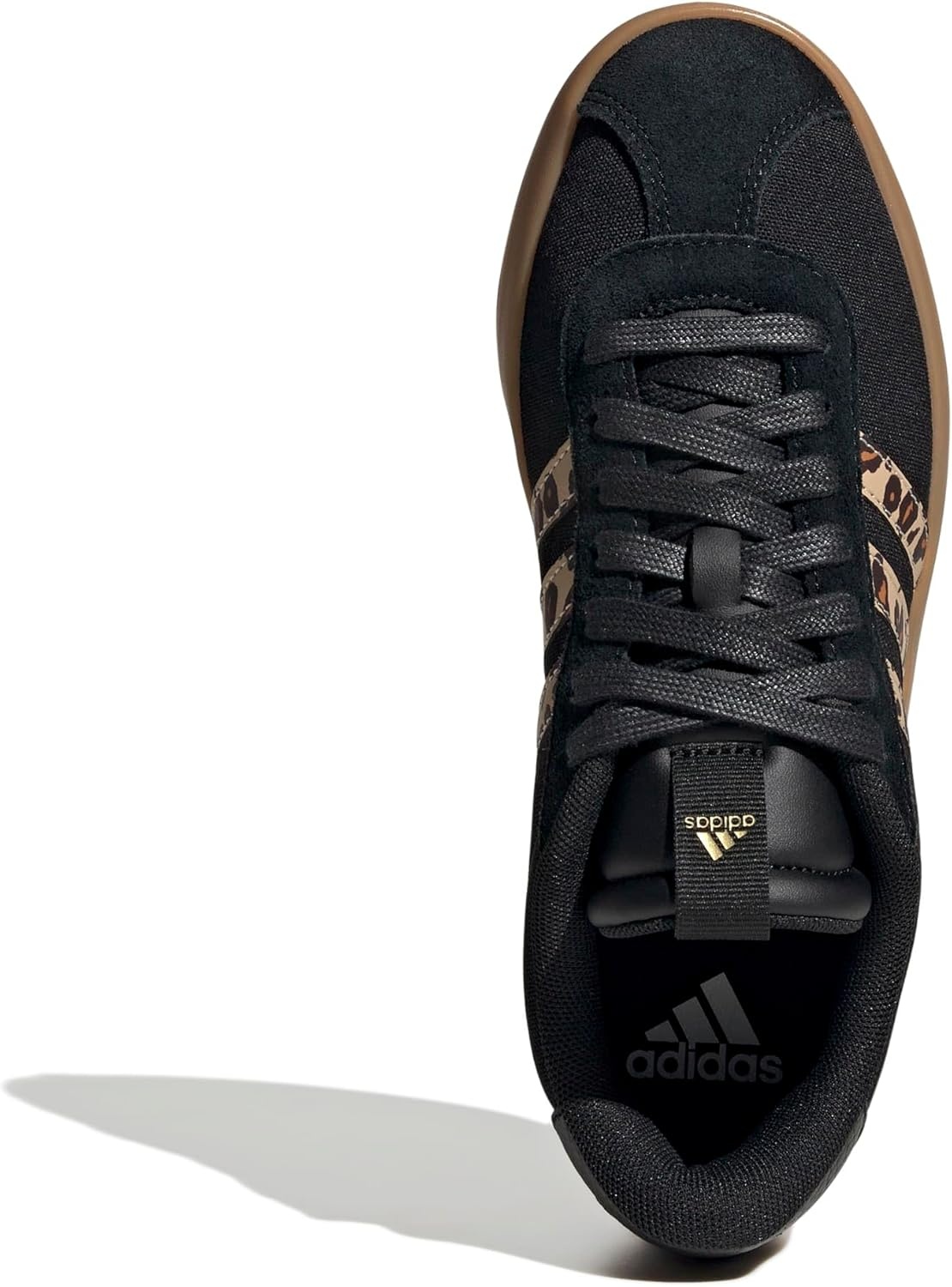 image:imageadidas Womens VL Court 30 SneakerBlackShadow BrownMatte Gold