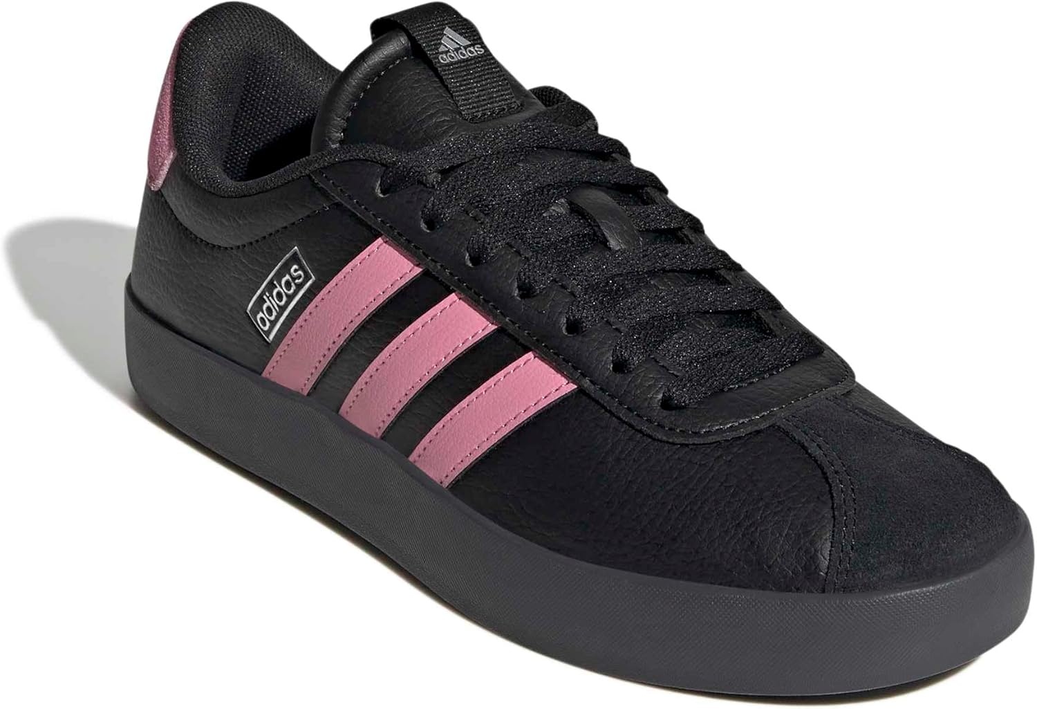 image:imageadidas Womens VL Court 30 SneakerBlackSt Tropic BloomSilver Metallic