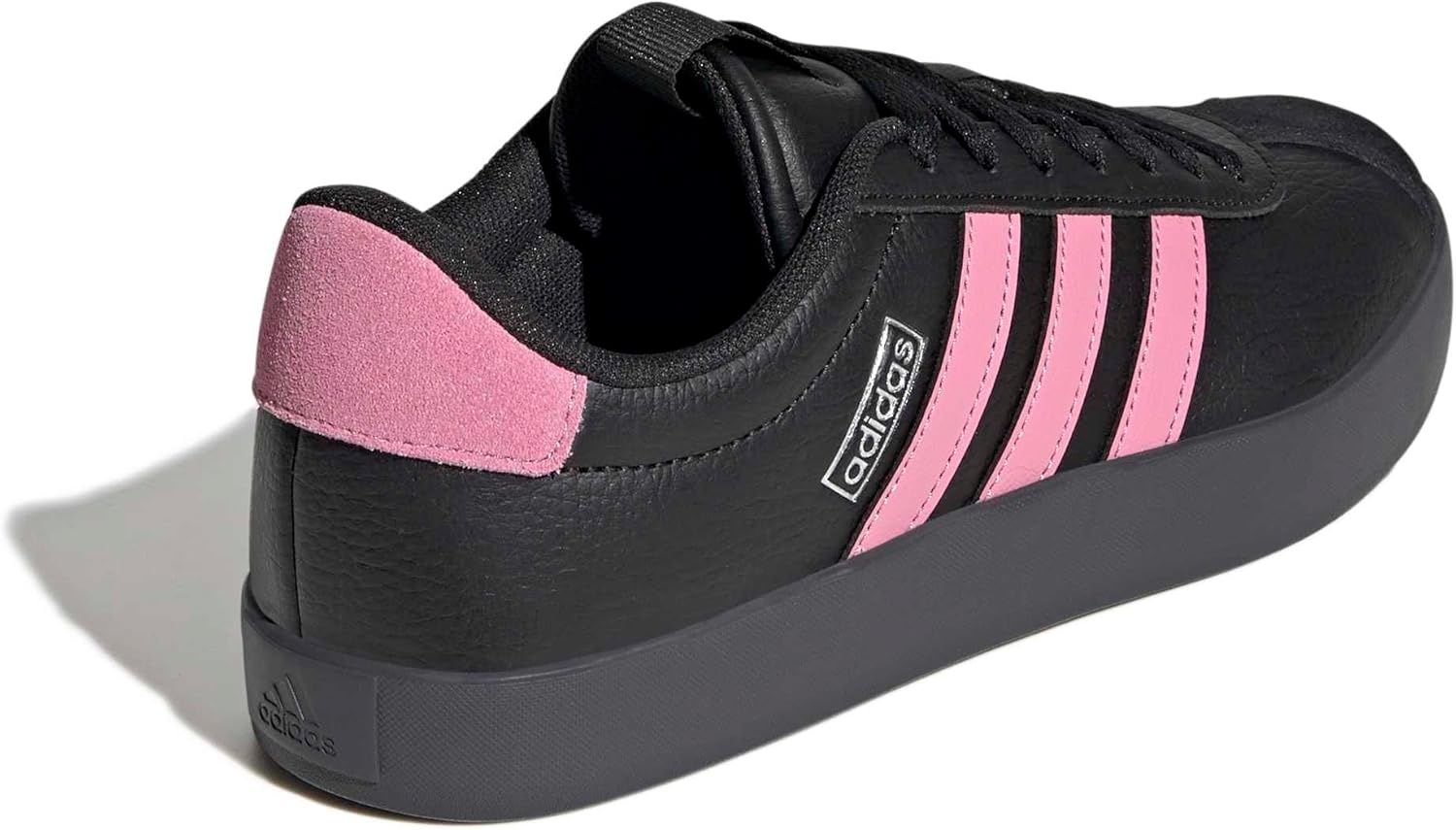 image:imageadidas Womens VL Court 30 SneakerBlackSt Tropic BloomSilver Metallic